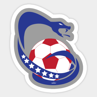 Cobra Soccer Logo Sticker